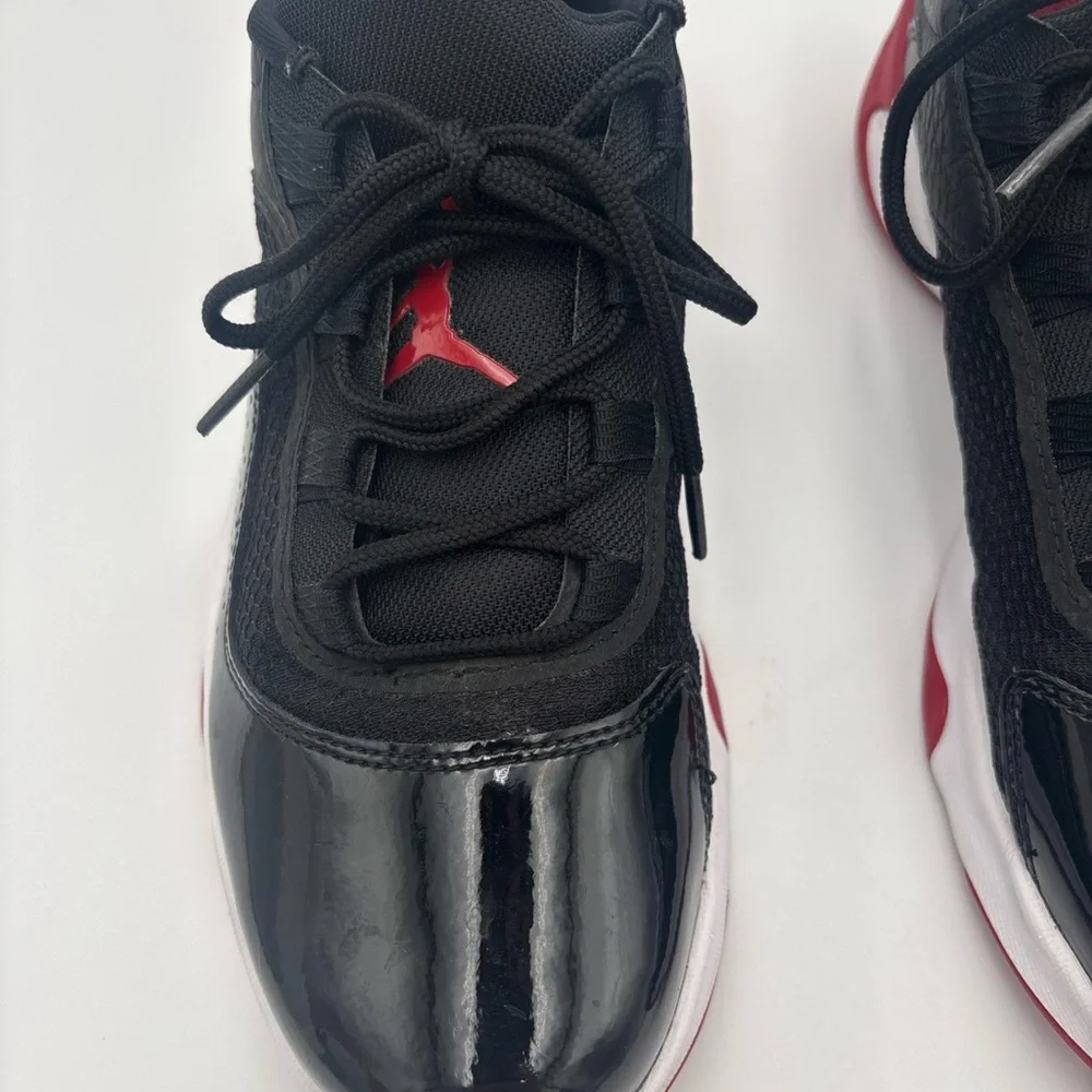 Jordan Black‎ and Red Athletic Shoes